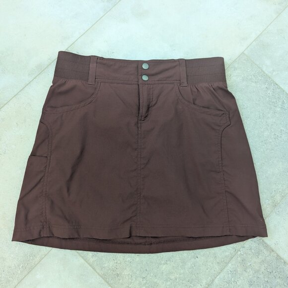 Title Nine Clamber Skort, Coffee - Picture 2 of 10